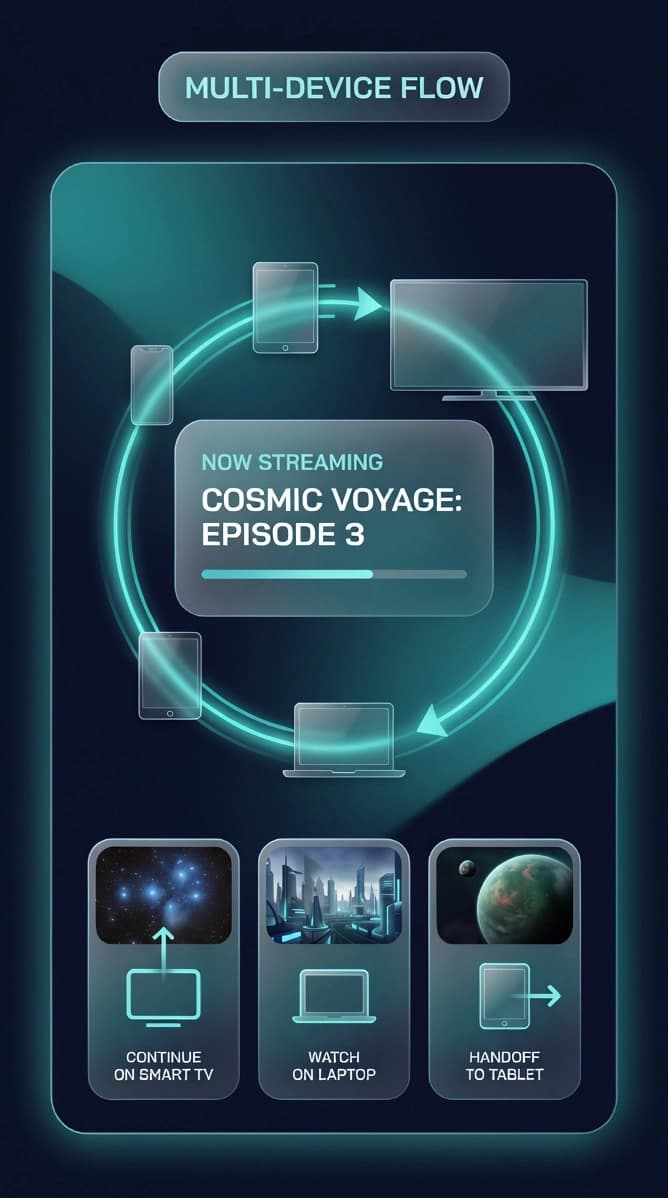 Multi-device streaming interface concept